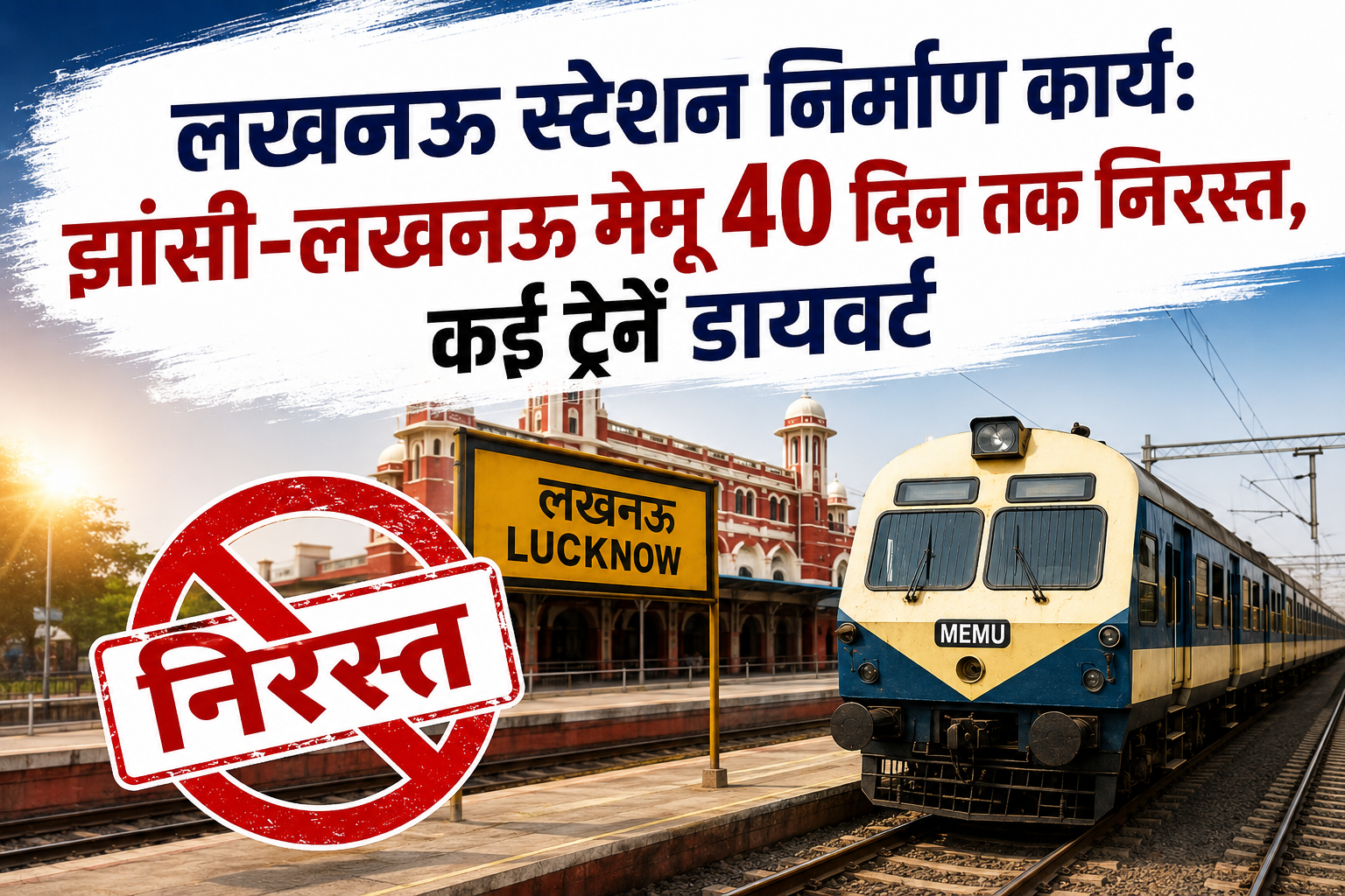 lucknow-station-construction-jhansi-lucknow-memu-cancelled-trains-diverted