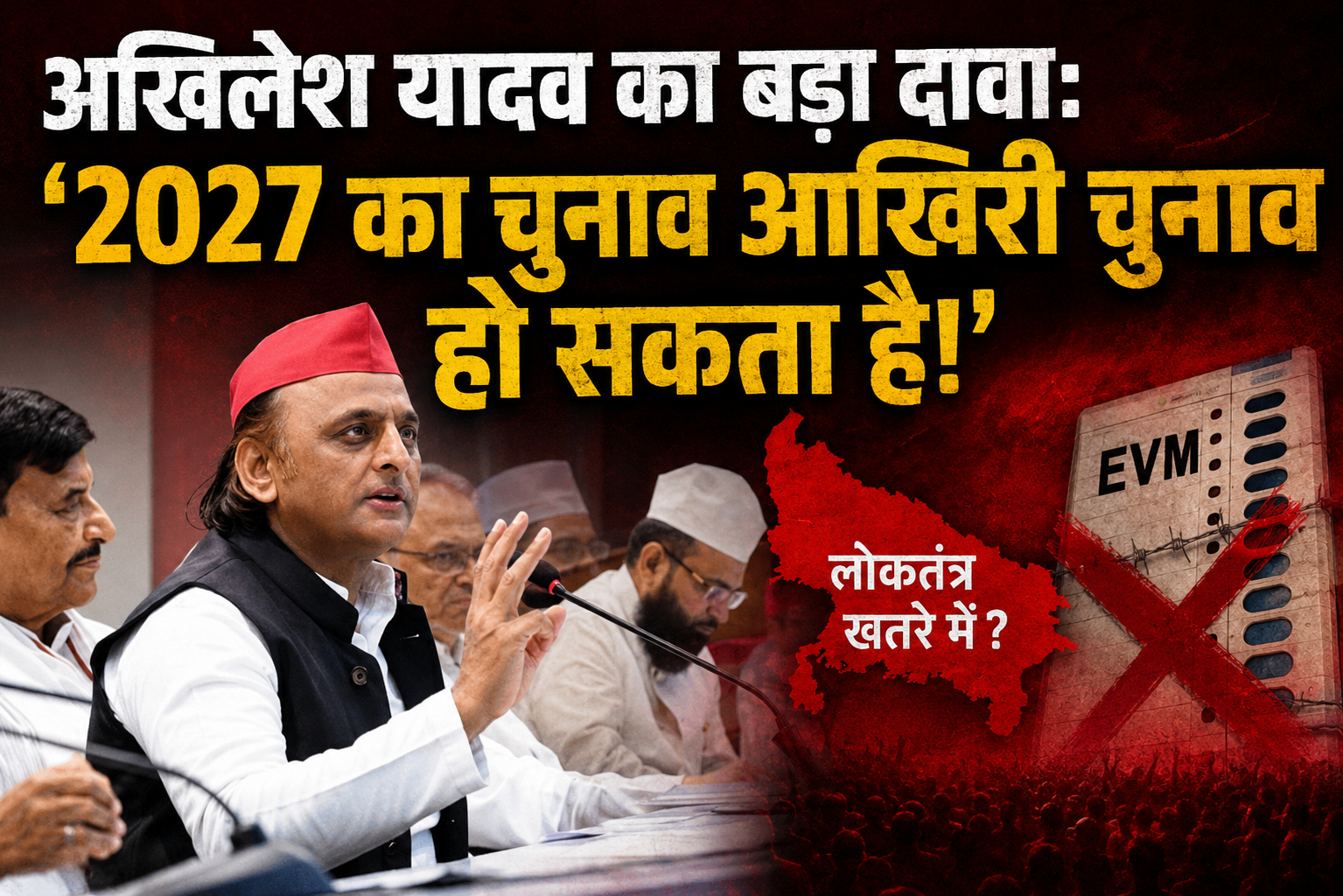 2027 का चुनाव आखिरी चुनाव हो सकता है “2027 का चुनाव लोकतंत्र बचाने का चुनाव”