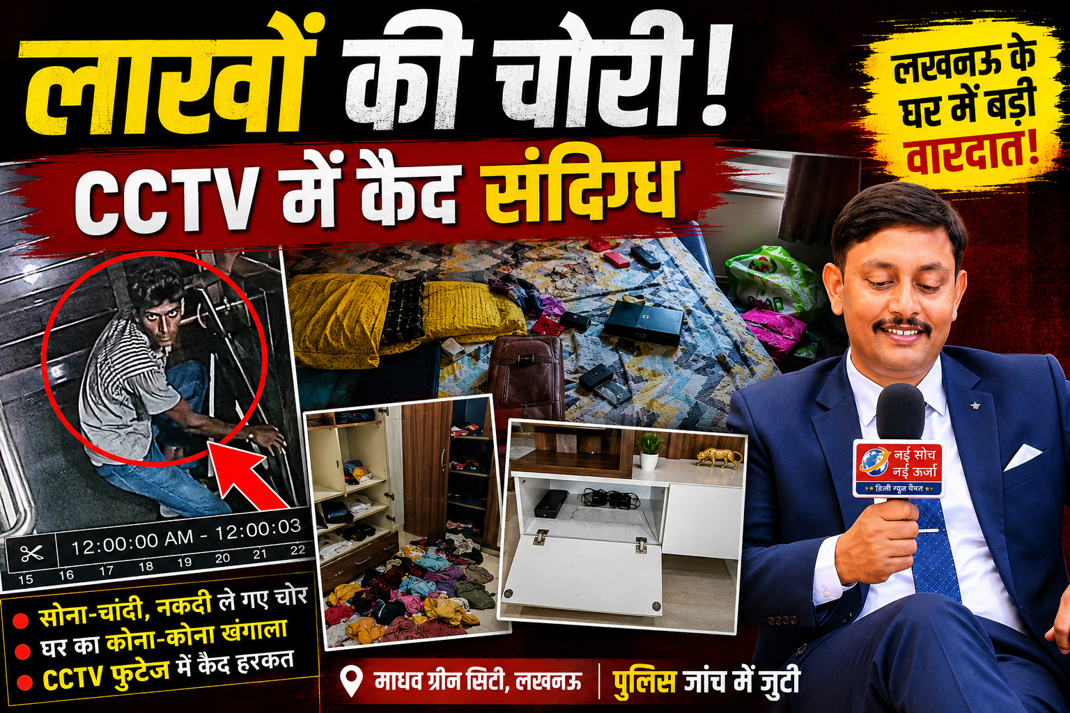 एक ही रात में दो-दो चोरी, CCTV में कैद चेहरे फिर भी कार्रवाई नहीं! आखिर कहां है पुलिस?