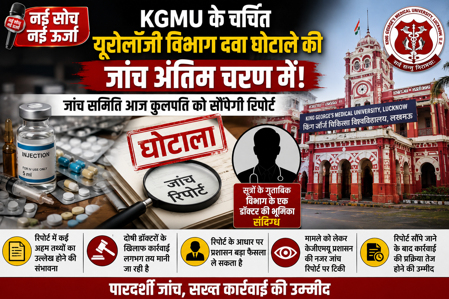 kgmu-urology-department-medicine-scam-investigation-report-lucknow