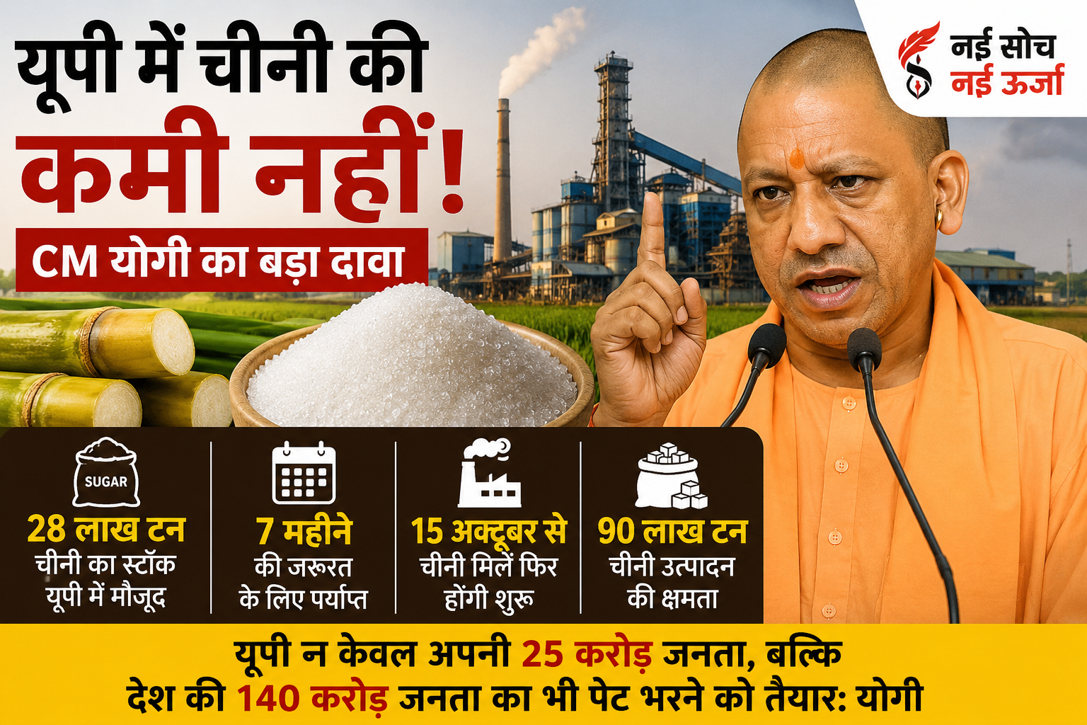 up-sugar-stock-28-lakh-ton-yogi-adityanath