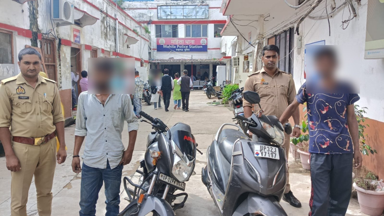 lucknow-hazratganj-bike-scooty-thieves-arrested