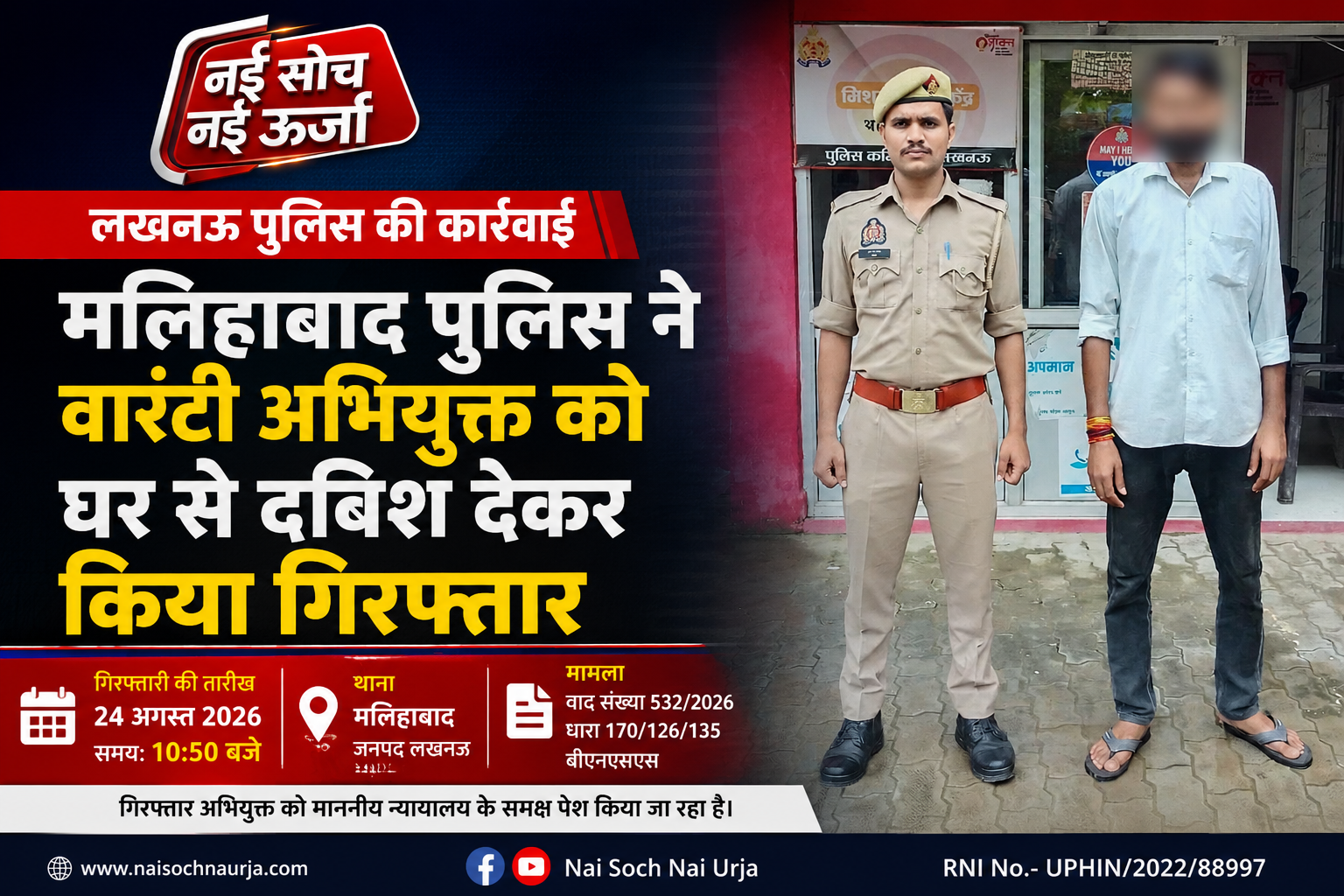 malihabad-police-arrested-warranty-accused-anup-awasthi-lucknow